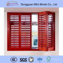 Affordable wooden plantation window shutter blinds made in China